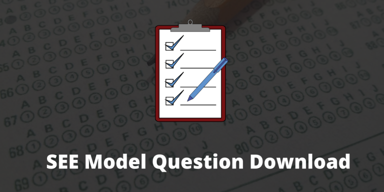 SEE Model Question Download